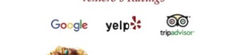 Google, Yelp and TripAdvisor ratings